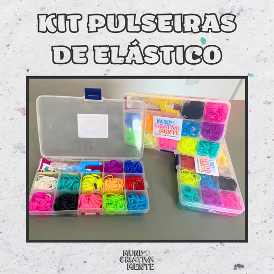 Kit pulseiras de Elástico