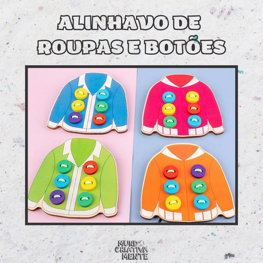 Alinhavo de Roupas e Botões