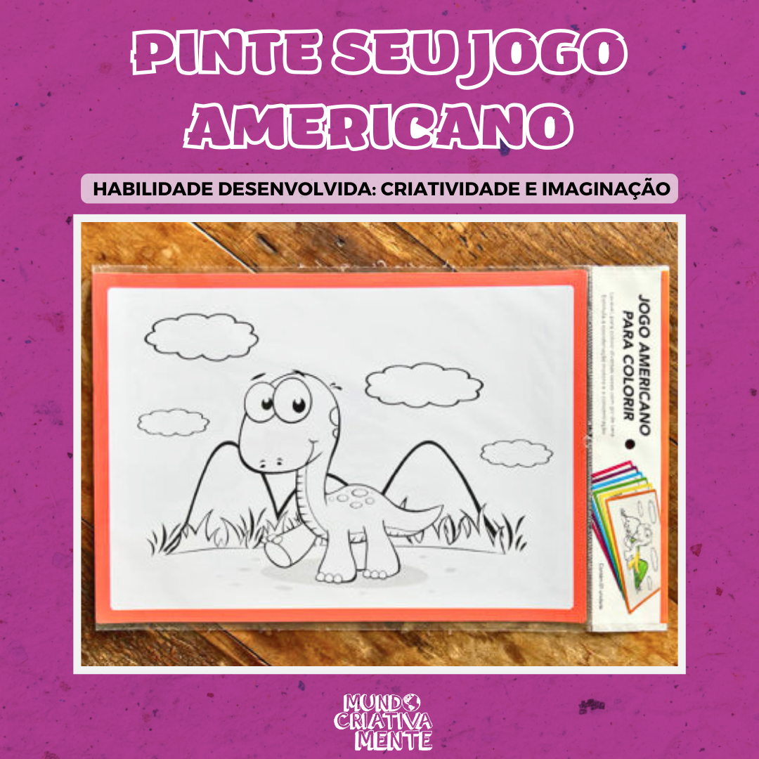 Jogo Americano - Dinossauros