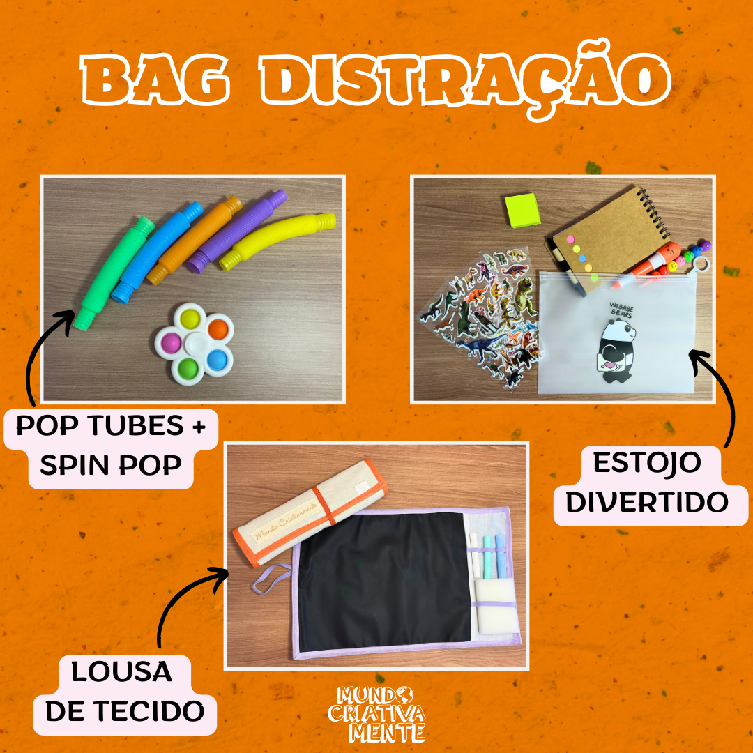 Bag Distração - 3 brincadeiras