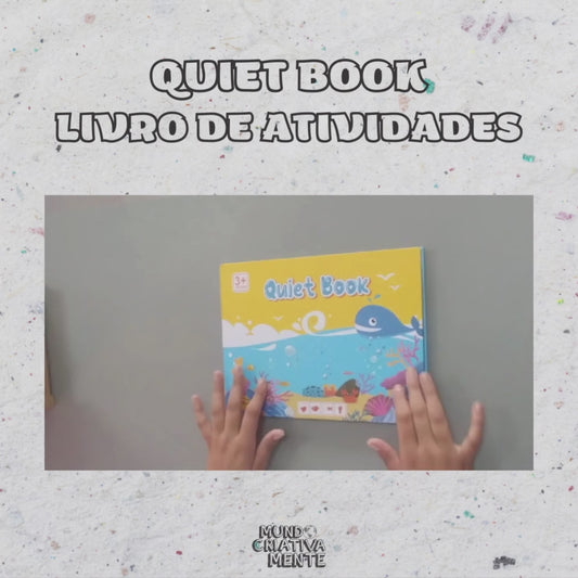 Quiet Book - Livro de atividades